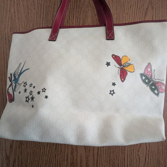 GUCCI TATTOO HEART JOY TOTE - Picture 5 of 8